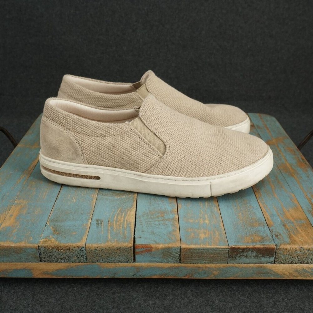 Birkenstock Beige Slip-On Loafers